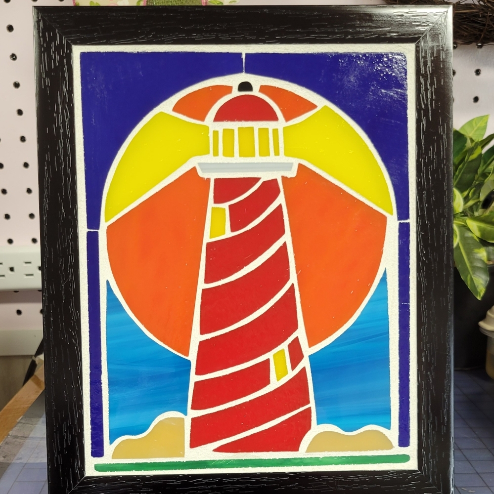 Hade Made Mosaic Lighthouse